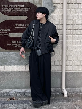 「アイテム（財布）」を使った、Seigoさん（メンズ・165cm）の冬コーディネート