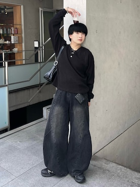 「ANDER HUNK（アンダーハンク）のアイテム」を使った、Seigoさん（メンズ・165cm）の春コーディネート