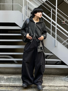 「アイテム（コインケース）」を使った、Seigoさん（メンズ・165cm）の秋コーディネート