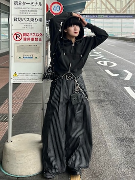 「アイテム（コインケース）」を使った、Seigoさん（メンズ・165cm）の秋コーディネート