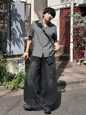 「HARE（ハレ）のアイテム（アクセサリー）」を使った、Seigoさん（メンズ・165cm）の夏コーディネート