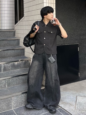 「アイテム（財布）」を使った、Seigoさん（メンズ・165cm）の夏コーディネート