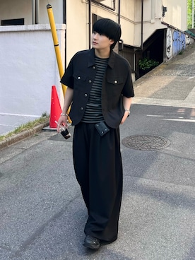 「EPNK（イーピーエヌケー）のアイテム」を使った、Seigoさん（メンズ・165cm）の夏コーディネート