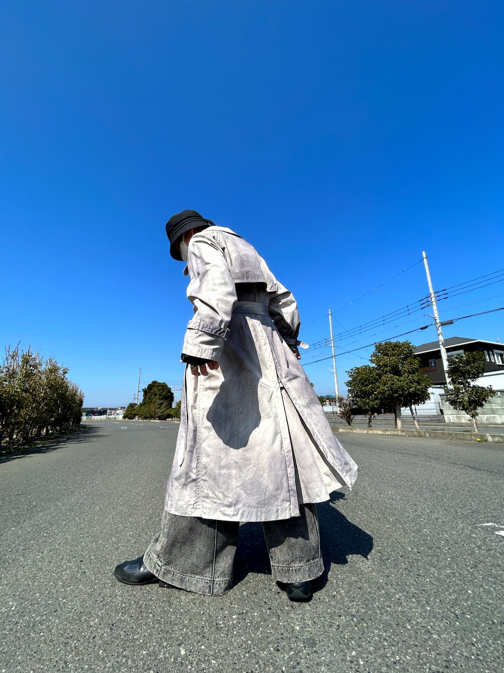 専用　YOKE trench coat SANDRO Trench Coat With Removable Yoke | endource