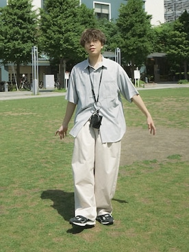 「re_k by JUNRED（レクバイジュンレッド）のアイテム（パンツ）」を使った、junさん（メンズ・171cm）の夏コーディネート