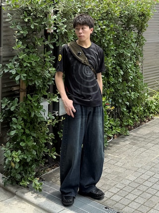 「NIKE(ナイキ)のナイキ マッド 90 コレクション “Laser 90” メンズユニフォームトップス / Nike Mad 90 Pack "Laser 90" Men's Jersey IU4688-010 Black(ジャージ)」を使った、junさん(メンズ・170cm)の夏コーディネート