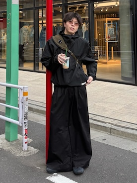 「PUMA（プーマ）のアイテム」を使った、junさん（メンズ・170cm）の春コーディネート