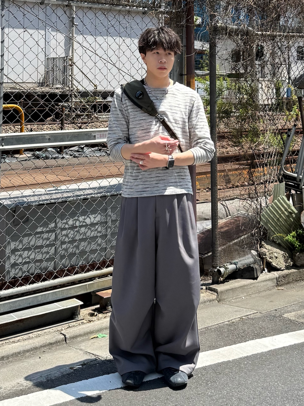 EPNK（イーピーエヌケー）の「Assorted border long sleeve tee