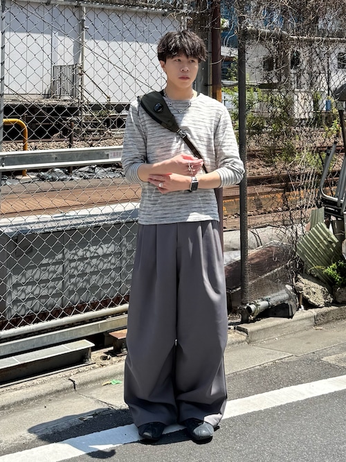 EPNK（イーピーエヌケー）の「Assorted border long sleeve tee