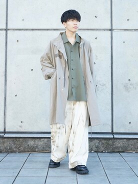 「remer（リメール）のアイテム（ジャケット/アウター）」を使った、junさん（メンズ・171cm）の秋コーディネート