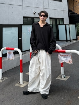 「アイテム（リング）」を使った、junさん（メンズ・171cm・20代）の秋コーディネート