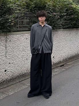 「アイテム（財布）」を使った、junさん（メンズ・171cm）の秋コーディネート