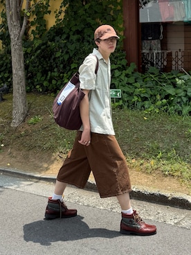 「アイテム（デジタル腕時計）」を使った、junさん（メンズ・171cm・20代）の夏コーディネート