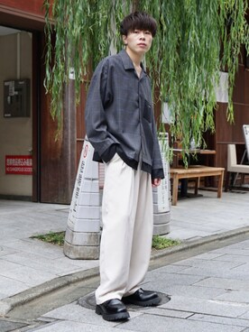 junさん（メンズ・171cm）の秋コーディネート