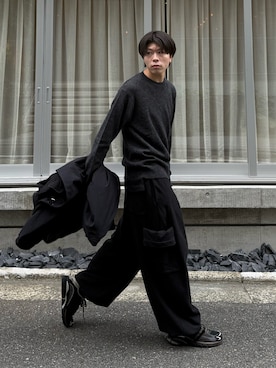 「アイテム（その他アウター）」を使った、junさん（メンズ・171cm・20代）の秋コーディネート