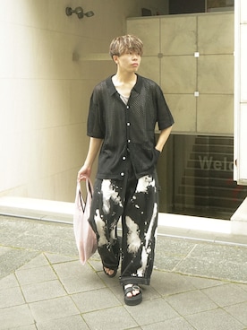 「ASTRONOMY（アストロノミー）のアイテム」を使った、junさん（メンズ・171cm）の夏コーディネート