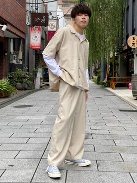 junさん（メンズ・171cm）の秋コーディネート