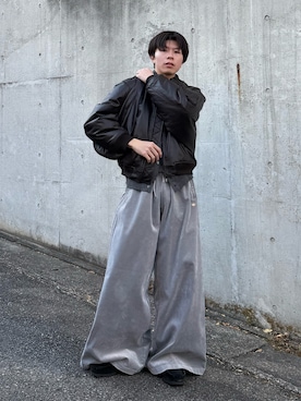 junさん（メンズ・171cm）の冬コーディネート