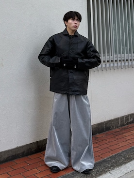 junさん（メンズ・171cm）の冬コーディネート