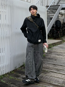 「アイテム（その他アウター）」を使った、junさん（メンズ・170cm）の春コーディネート