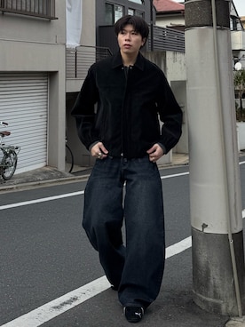 junさん（メンズ・171cm）の冬コーディネート