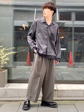 junさん（メンズ・171cm）の秋コーディネート