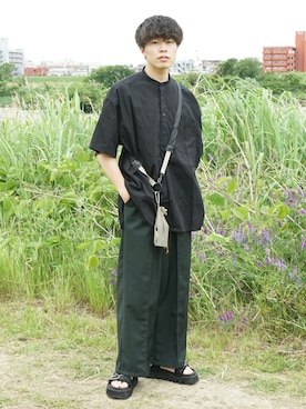 「Hint&Wit（ヒントアンドウィット）のアイテム」を使った、junさん（メンズ・171cm）の春コーディネート