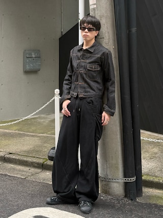 「Noen(ノエン)のデニムジャケット1st.【セットアップ対応】(デニムジャケット)」を使った、junさん(メンズ・170cm)の秋コーディネート