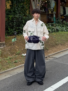 「アイテム（帽子）」を使った、junさん（メンズ・171cm・20代）の秋コーディネート