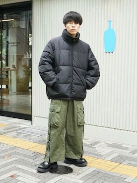 「WEGO（ウィゴー）のアイテム（ジャケット/アウター）」を使った、junさん（メンズ・171cm）の秋コーディネート