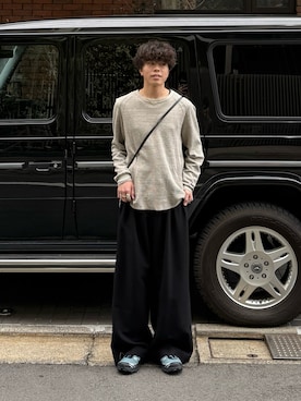「アイテム（財布）」を使った、junさん（メンズ・171cm）の秋コーディネート