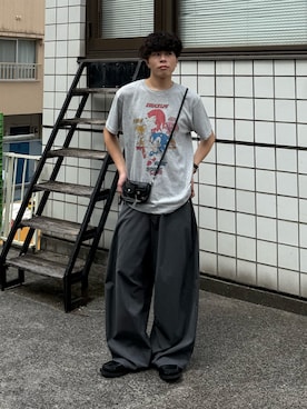 「アイテム（財布）」を使った、junさん（メンズ・171cm・20代）の夏コーディネート