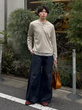 junさん（メンズ・170cm）の春コーディネート