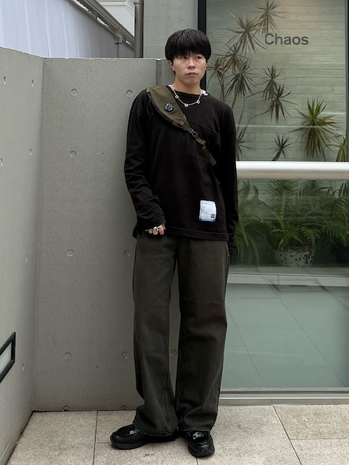 「C.P. COMPANY(シーピーカンパニー)のC.P.Company / シーピーカンパニー NYLON B CROSSBODY BACKPACK(バックパック/リュック)」を使った、junさん(メンズ・170cm)の秋コーディネート
