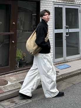 「アイテム（リング）」を使った、junさん（メンズ・171cm・20代）の秋コーディネート