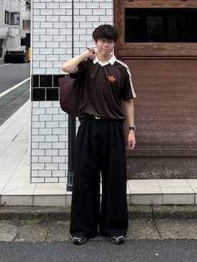 「アイテム（デジタル腕時計）」を使った、junさん（メンズ・171cm・20代）の夏コーディネート