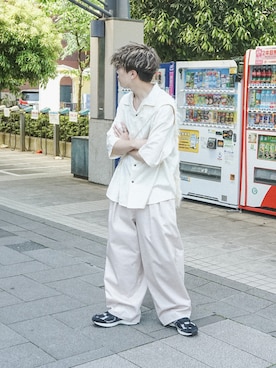 「re_k by JUNRED（レクバイジュンレッド）のアイテム（パンツ）」を使った、junさん（メンズ・171cm）の夏コーディネート