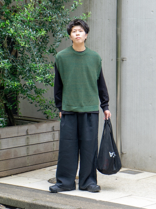 セール】【 セットアップ対応 】ステッチワークボックスプリーツワイド