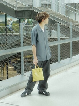 「Confirm（コンファーム）のアイテム」を使った、junさん（メンズ・171cm）の春コーディネート