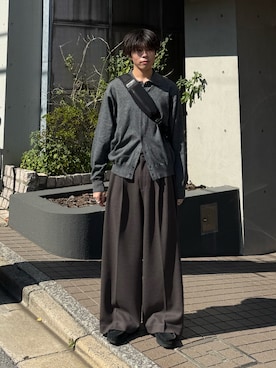 「アイテム（シャツ/ブラウス）」を使った、junさん（メンズ・171cm・20代）の秋コーディネート