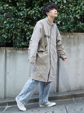 「CT70s」｜「アイテム（その他アウター）」を使った、junさん（メンズ・171cm）の秋コーディネート
