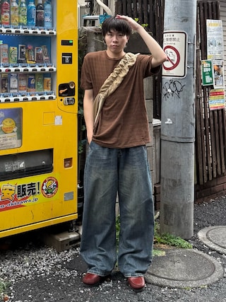 「Steven Alan(スティーブンアラン)の<大澤鼈甲> 4MM BARA RING/リング(リング)」を使った、junさん(メンズ・170cm)の夏コーディネート