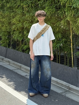 「BIRKENSTOCK（ビルケンシュトック）のNaples 【レギュラー幅】 MEN（その他シューズ）」を使った、junさん（メンズ・171cm）の夏コーディネート
