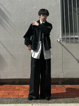 「アイテム（フォーマルスーツ/小物）」を使った、junさん（メンズ・171cm）の秋コーディネート