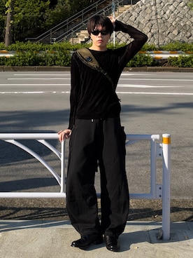 「Ray-Ban（レイバン）のアイテム」を使った、junさん（メンズ・170cm）の秋コーディネート