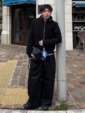 「Steven Alan（スティーブンアラン）のアイテム」を使った、junさん（メンズ・171cm）の冬コーディネート