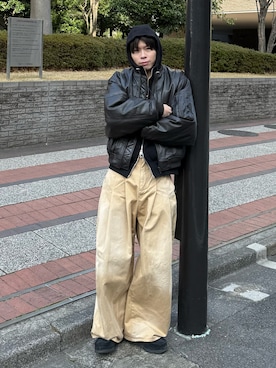 junさん（メンズ・171cm）の冬コーディネート