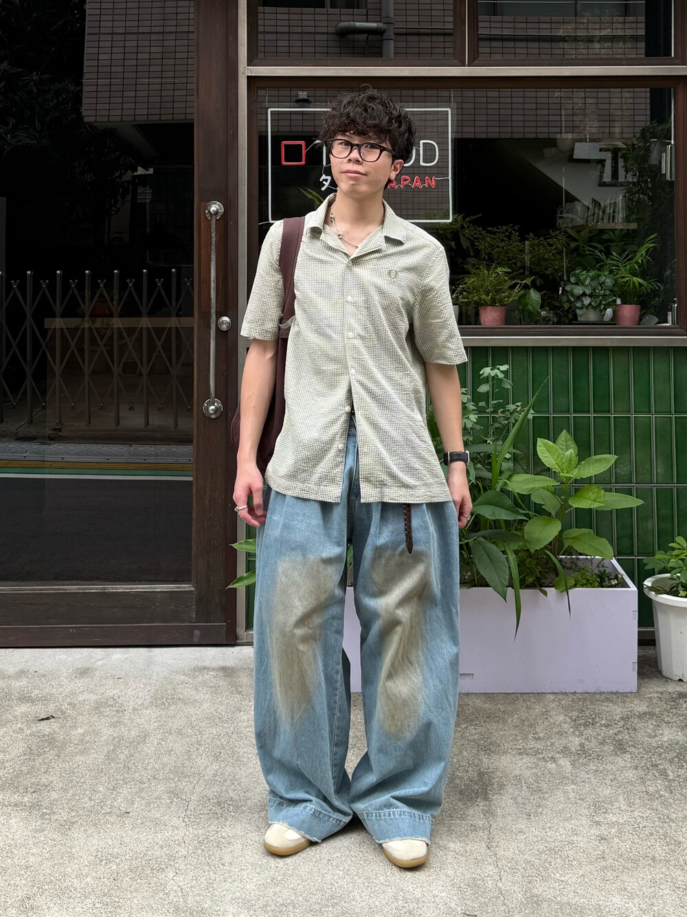 FRED PERRY マイクロギンガムシアサッカーシャツ FRED PERRY（フレッドペリー）の「Micro Gingham Seersucker Shirt