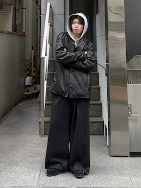 junさん（メンズ・171cm）の冬コーディネート