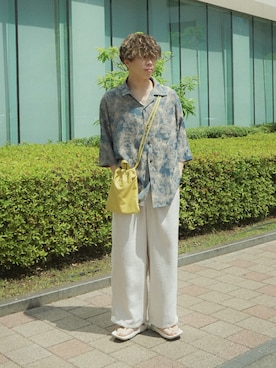 junさんの「Tweed balloon pants/ツイードバルーンパンツ」を使ったコーディネート